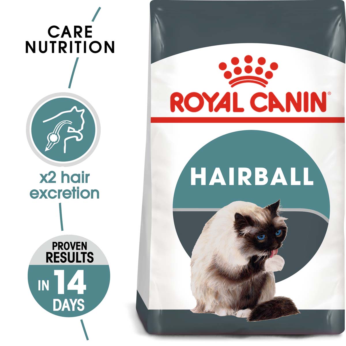 ROYAL CANIN HAIRBALL CARE Trockenfutter 2kg + Nassfutter 12x85g