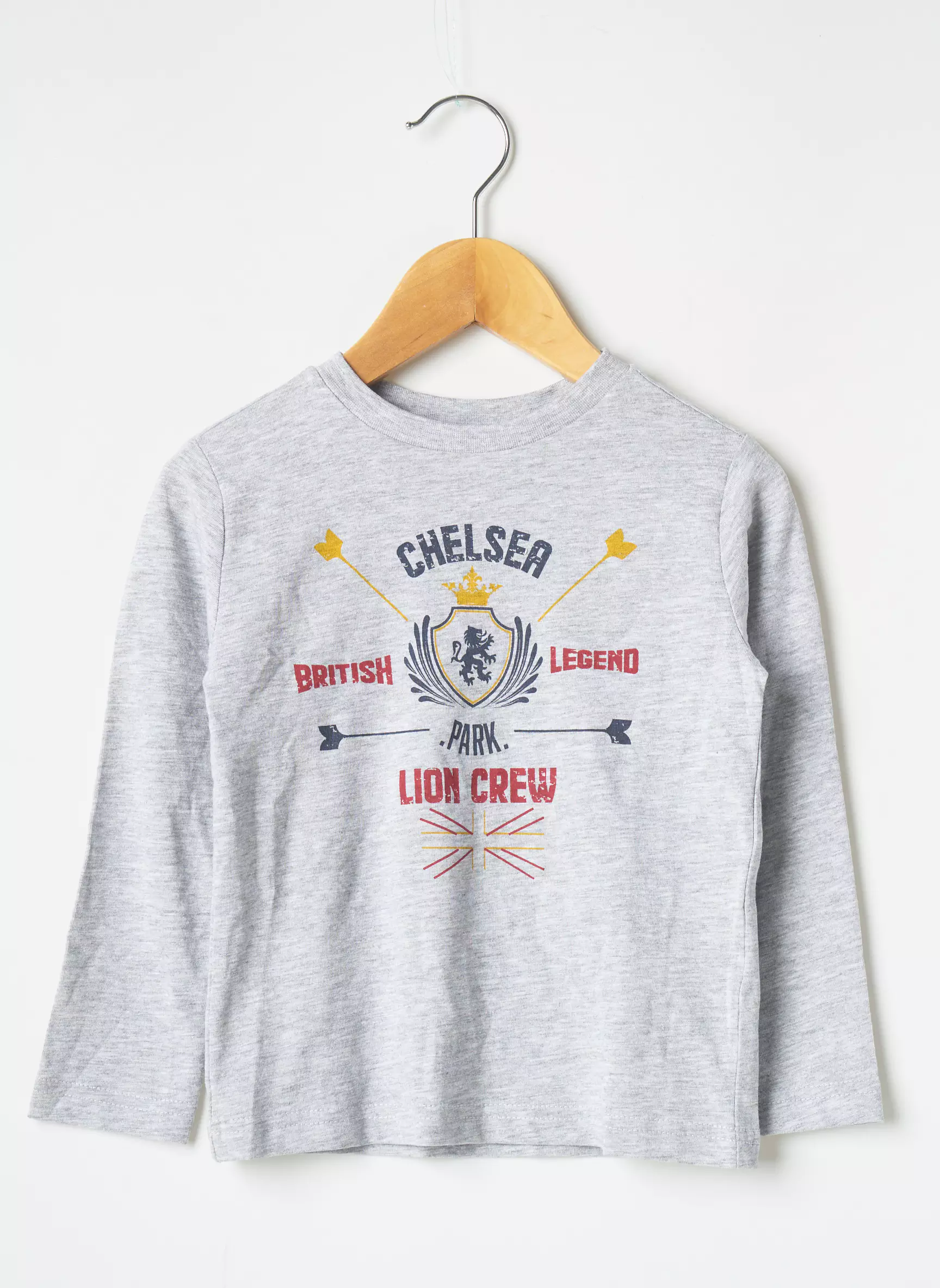3 Pommes Tshirts Garcon couleur gris