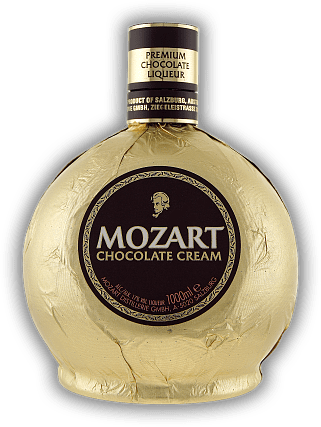 Mozart Gold Chocolate Cream 1,0 Liter Mozart Gold Chocolate Cream 1,0 Liter Salzburger Schokoladen-Likör, dessen geschmackliches und optisches Vorbild natürlich die berühmte 