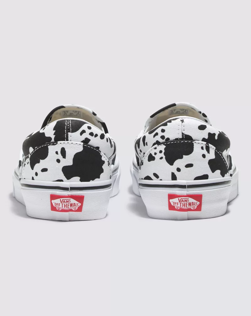 Customs Cow Print Slip-On