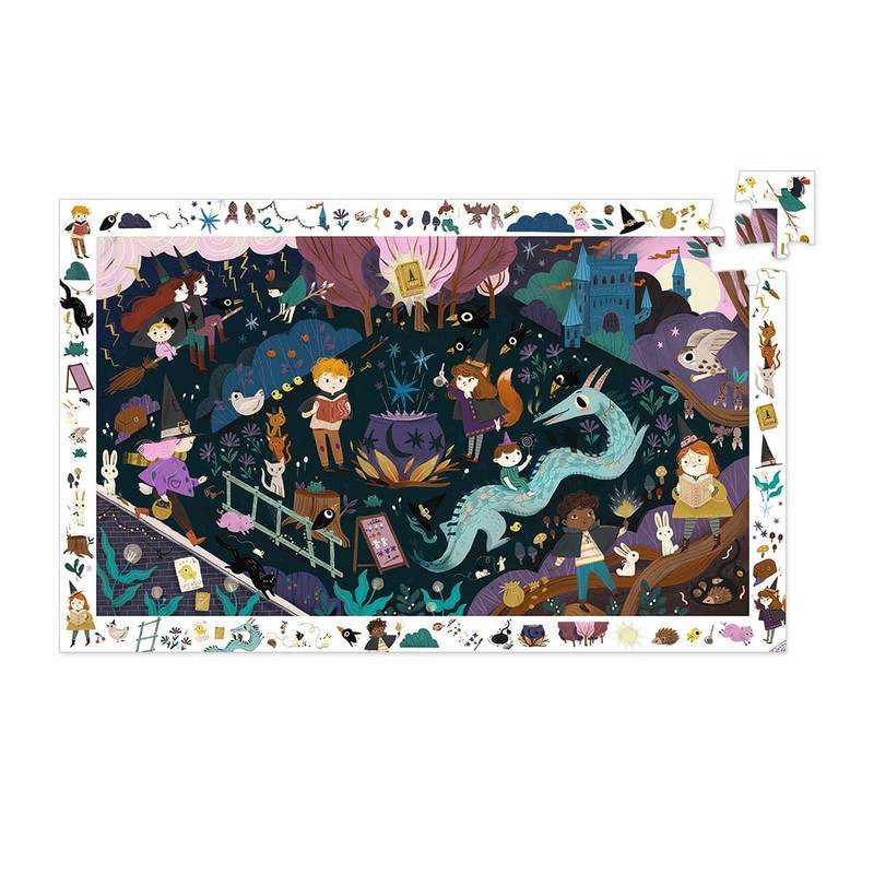 Puzzle observation Apprentis sorciers 54 pièces Djeco