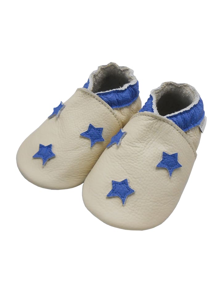 Yalion Leder-Krabbelschuhe 