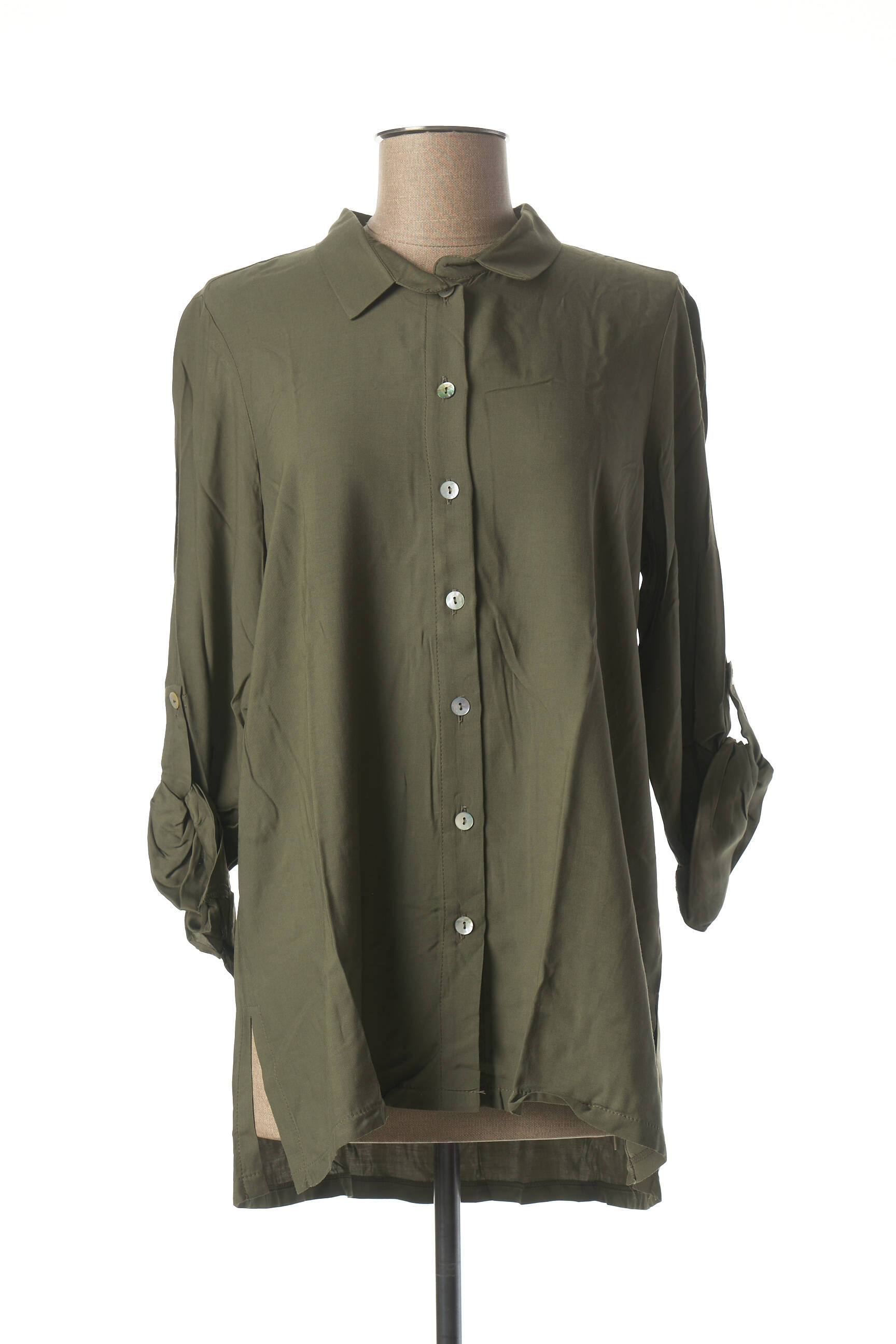An Ii Vito Tuniquemanchelongue Femme couleur vert