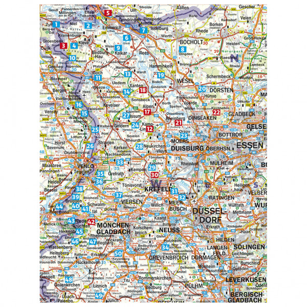 Bergverlag Rother - Niederrhein - Wanderführer