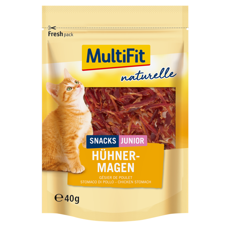 MultiFit Snacks MultiFit naturelle Hühnermagen Junior 4x40g