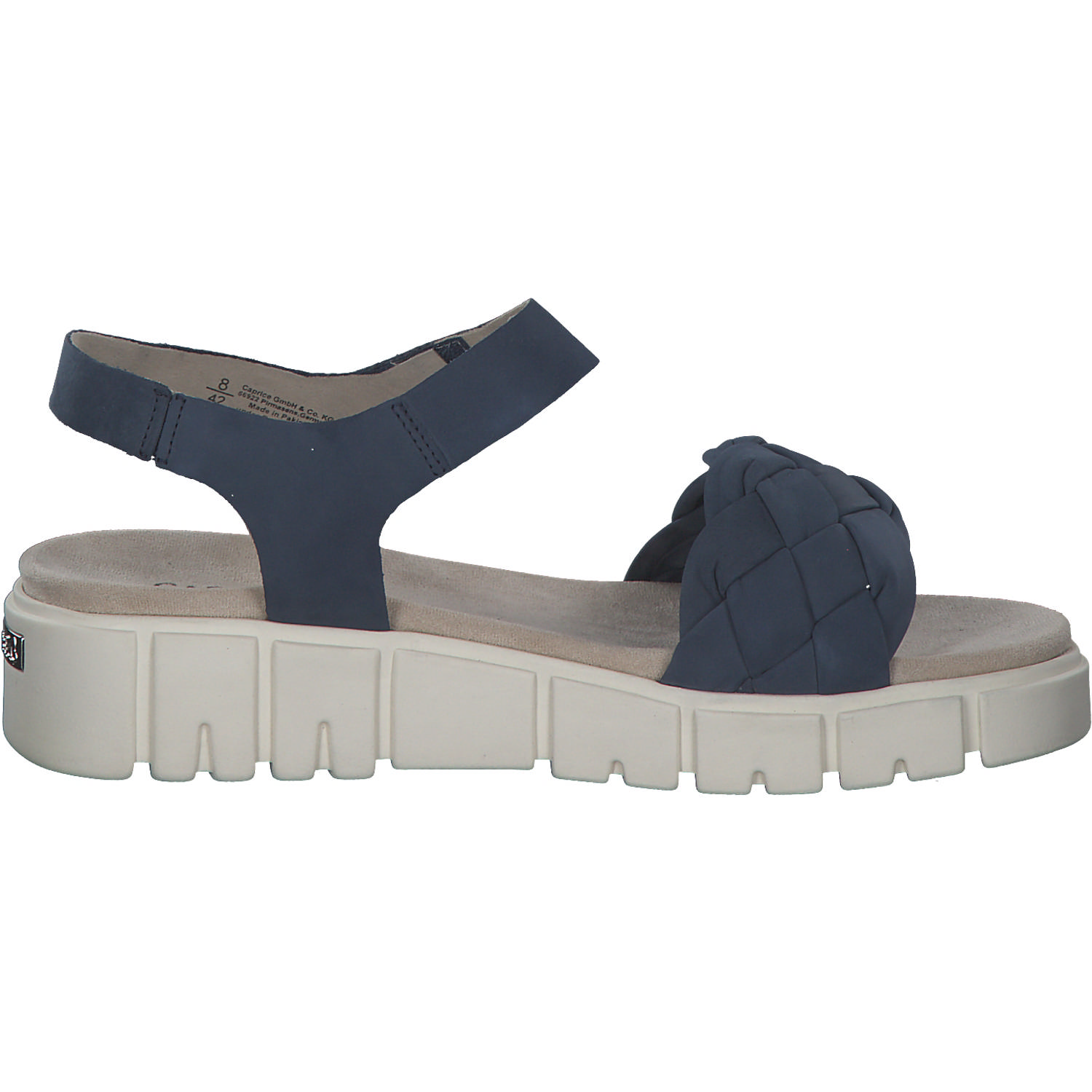 Caprice 28256, Keilsandaletten, Damen, OCEAN NUBUC