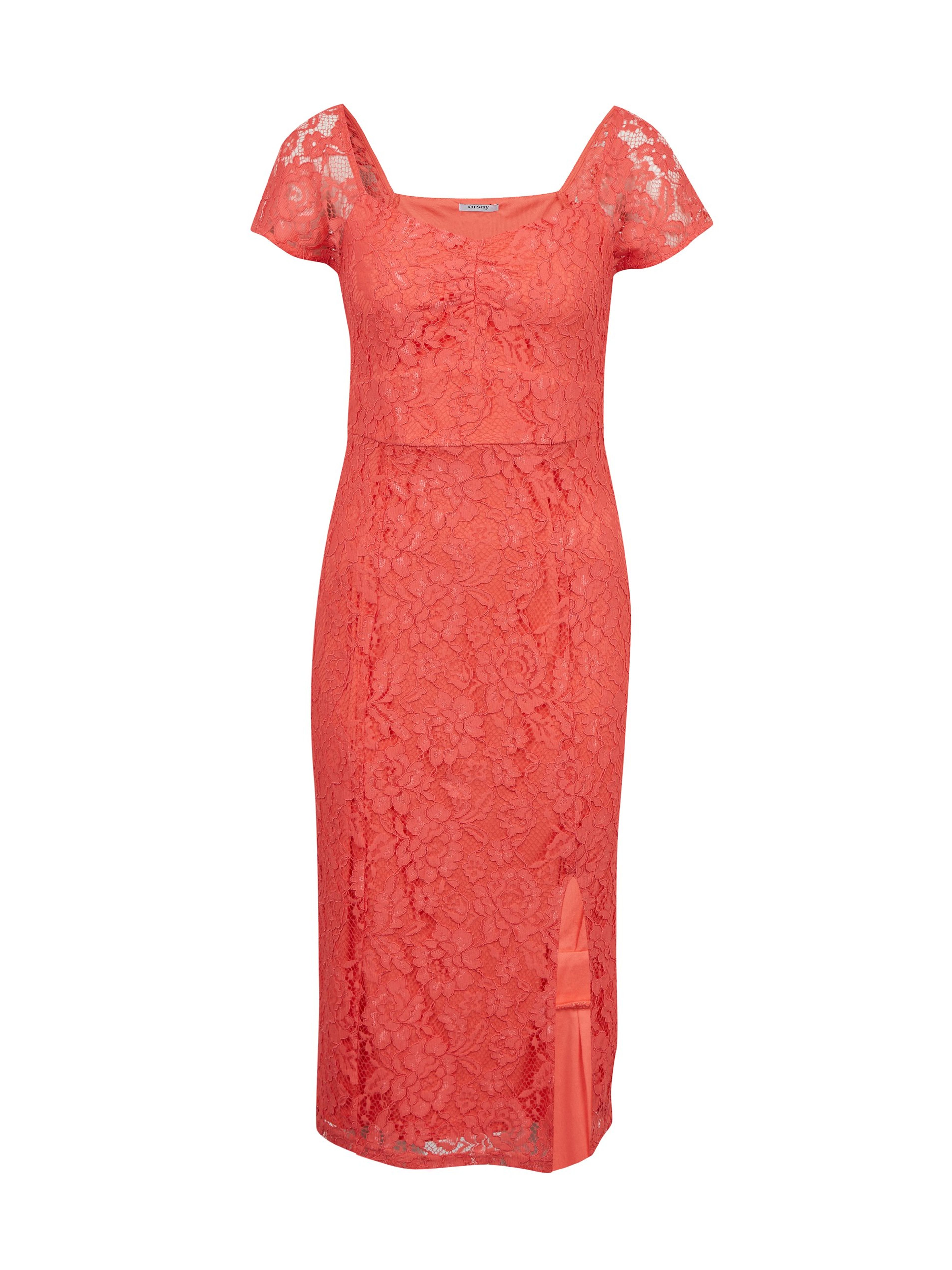 Rosa Damen-Spitzenkleid ORSAY