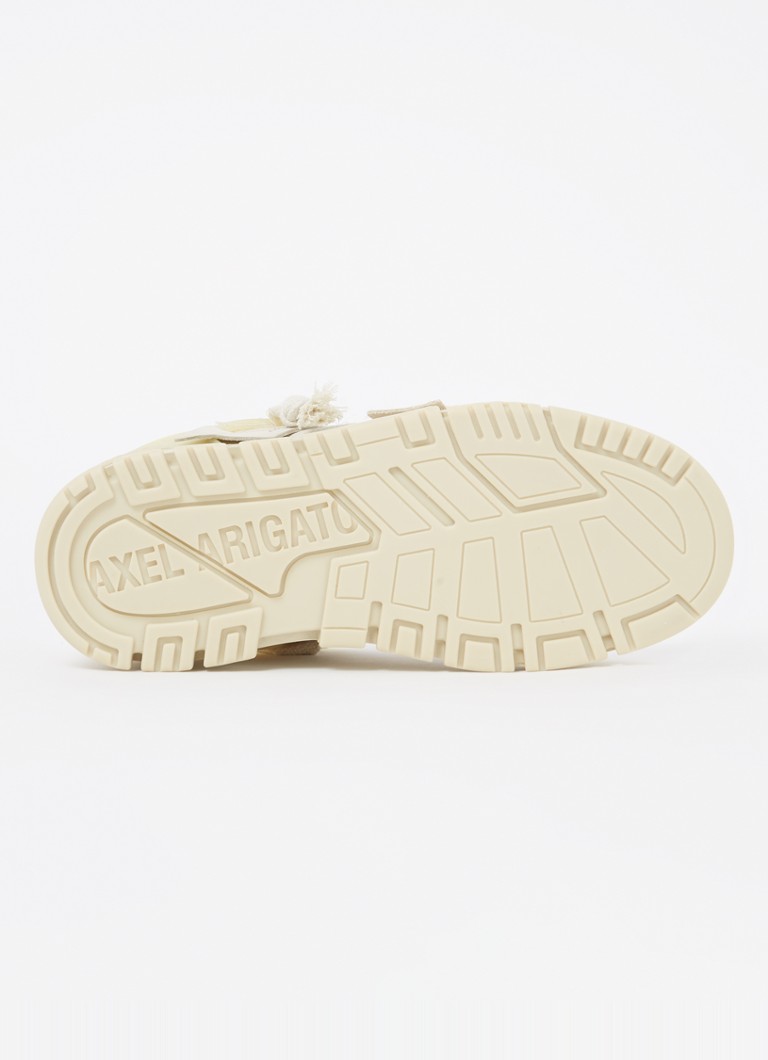 Axel Arigato  Area Patchwork sneaker met leren details
