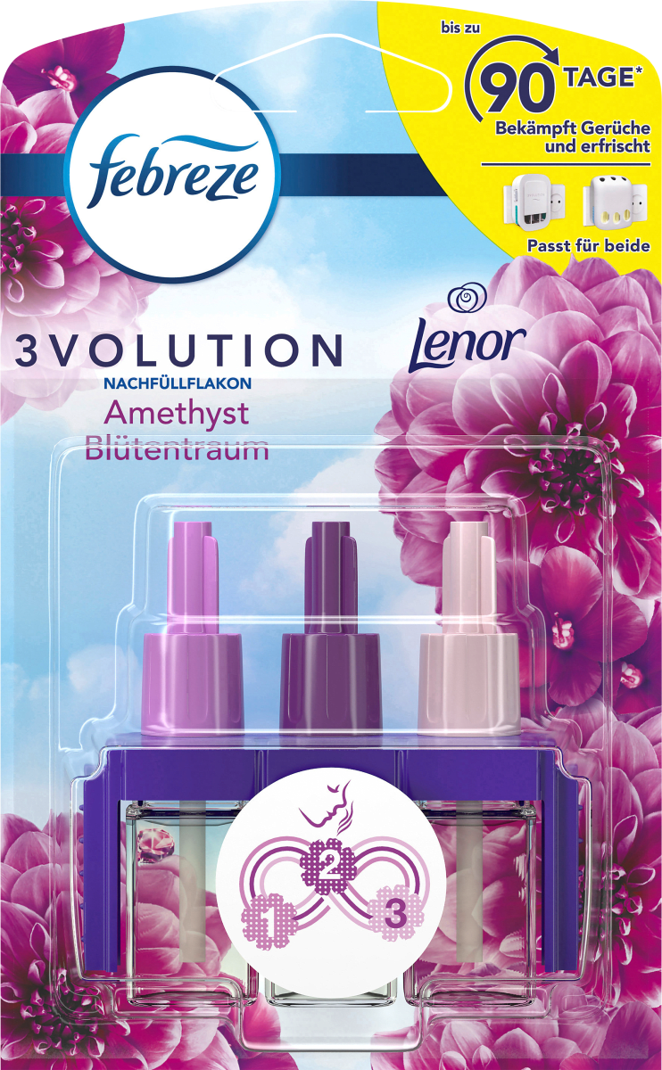 Lufterfrischer Duftstecker 3 Volution Amethyst Nachfüllpack, 20 ml