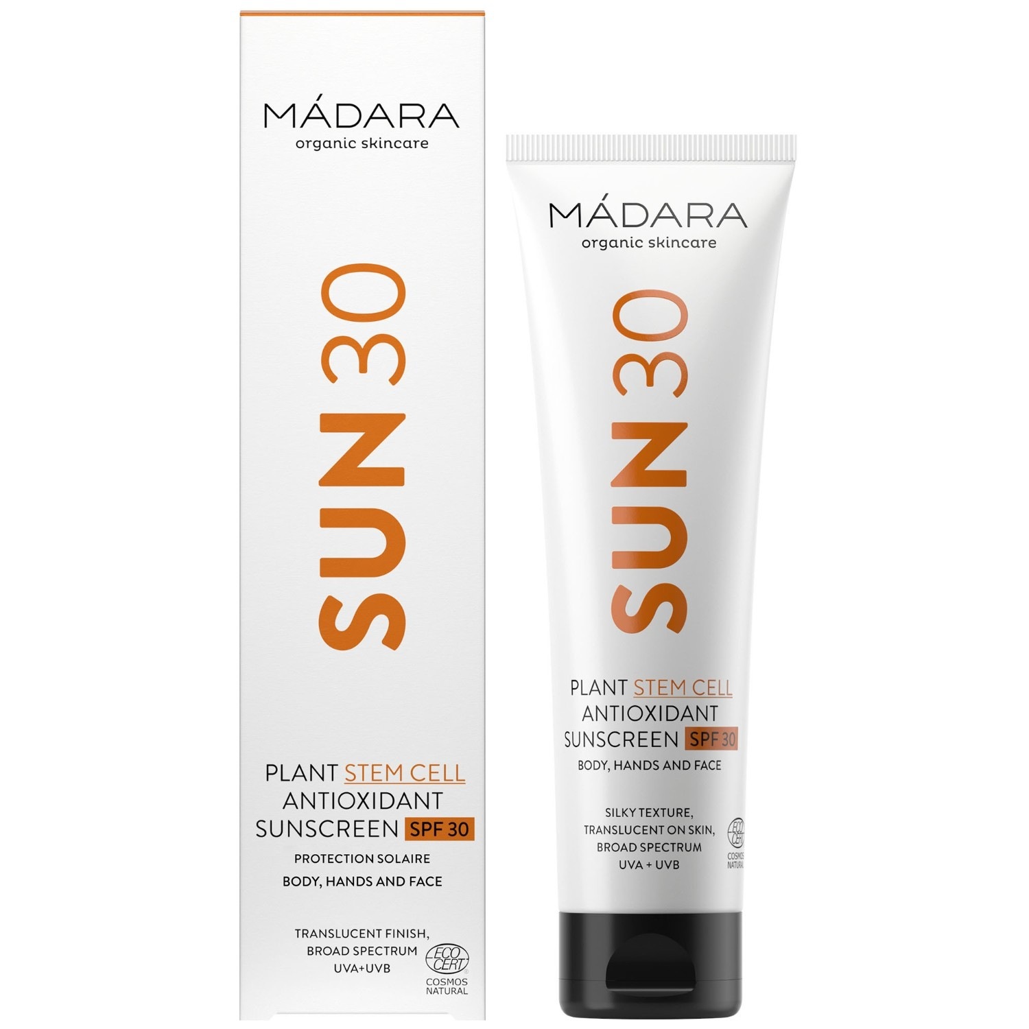MÁDARA Certyfikowany Naturalny Krem Przeciwsłoneczny SPF30