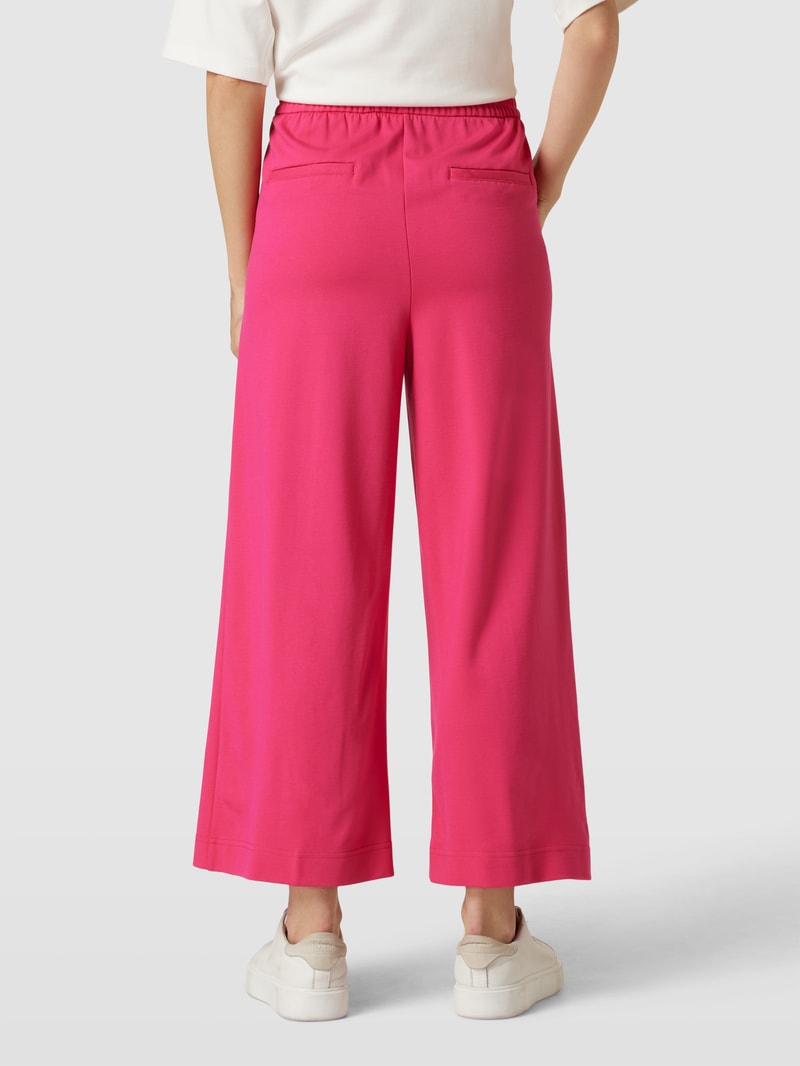 Hose aus Viskose-Mix mit elastischem Bund in pink