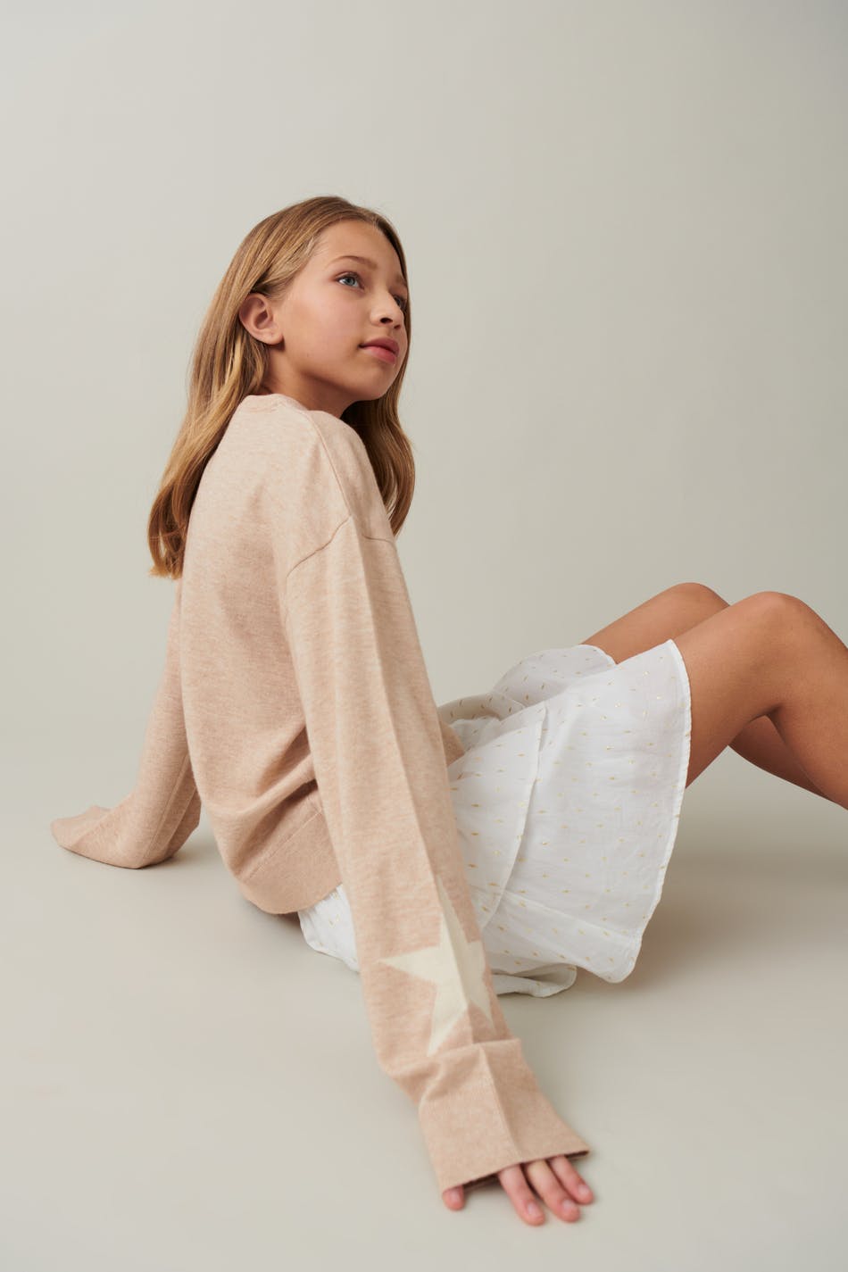 Y fine kn star sweater