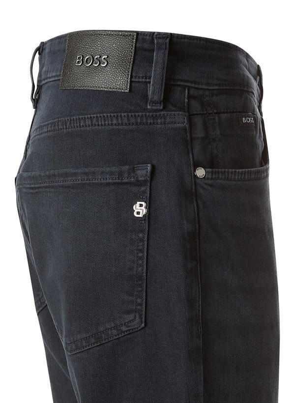 BOSS Black, Jeans, Regular Fit, Baumwolle T400®, schwarz