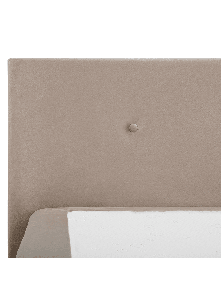 Beliani Boxspring Bett CONSUL in Beige/Silber - (W) 171 x (H) 91 x (L) 212 cm günstig kaufen onesize