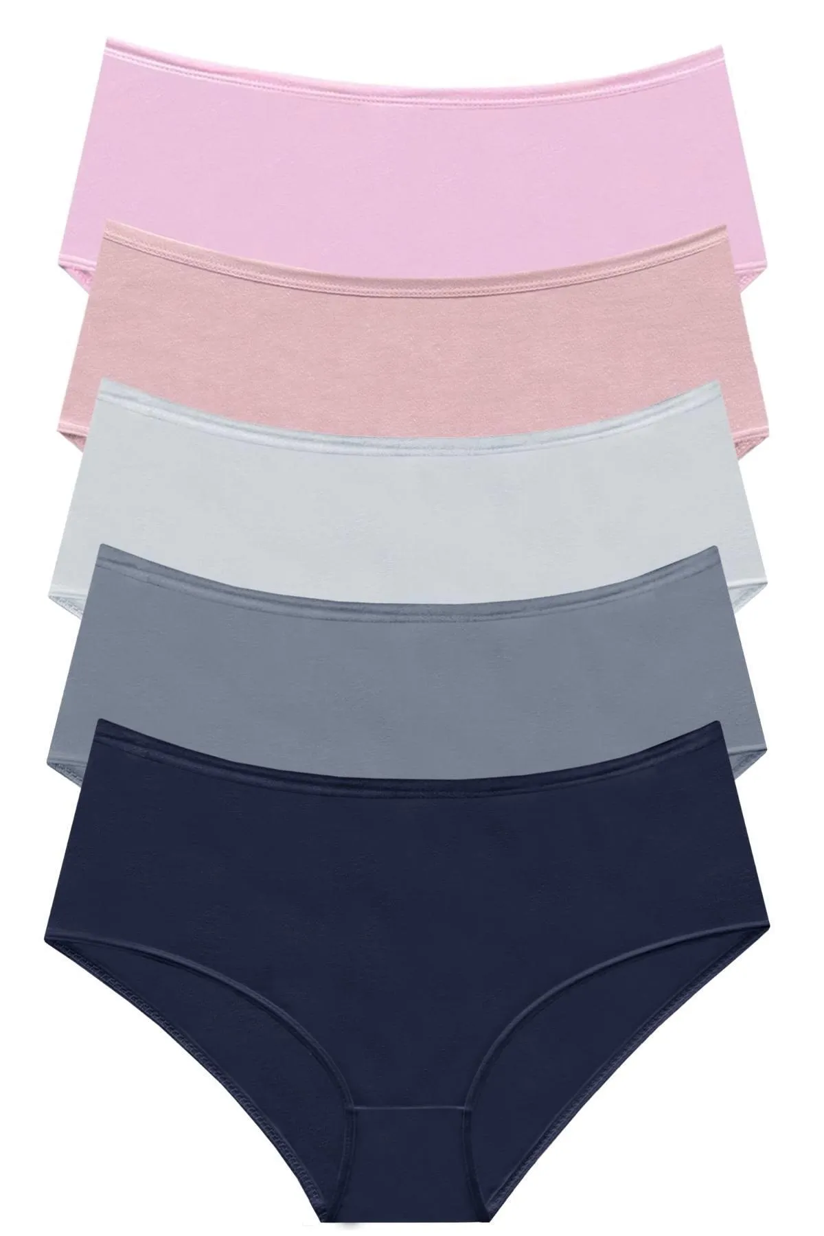 Newlilla  1007 Damen Mix 5-teilige Daily Bato Höschen 1007-v12
