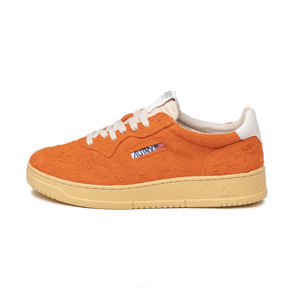 Autry Medalist Hairy Suede AULMHS02 / orange