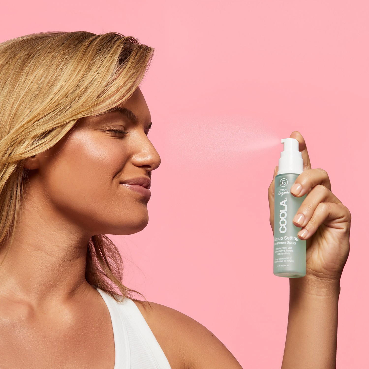 Coola крема за сунчање, фиксирајућа магла за шминку за лице SPF30