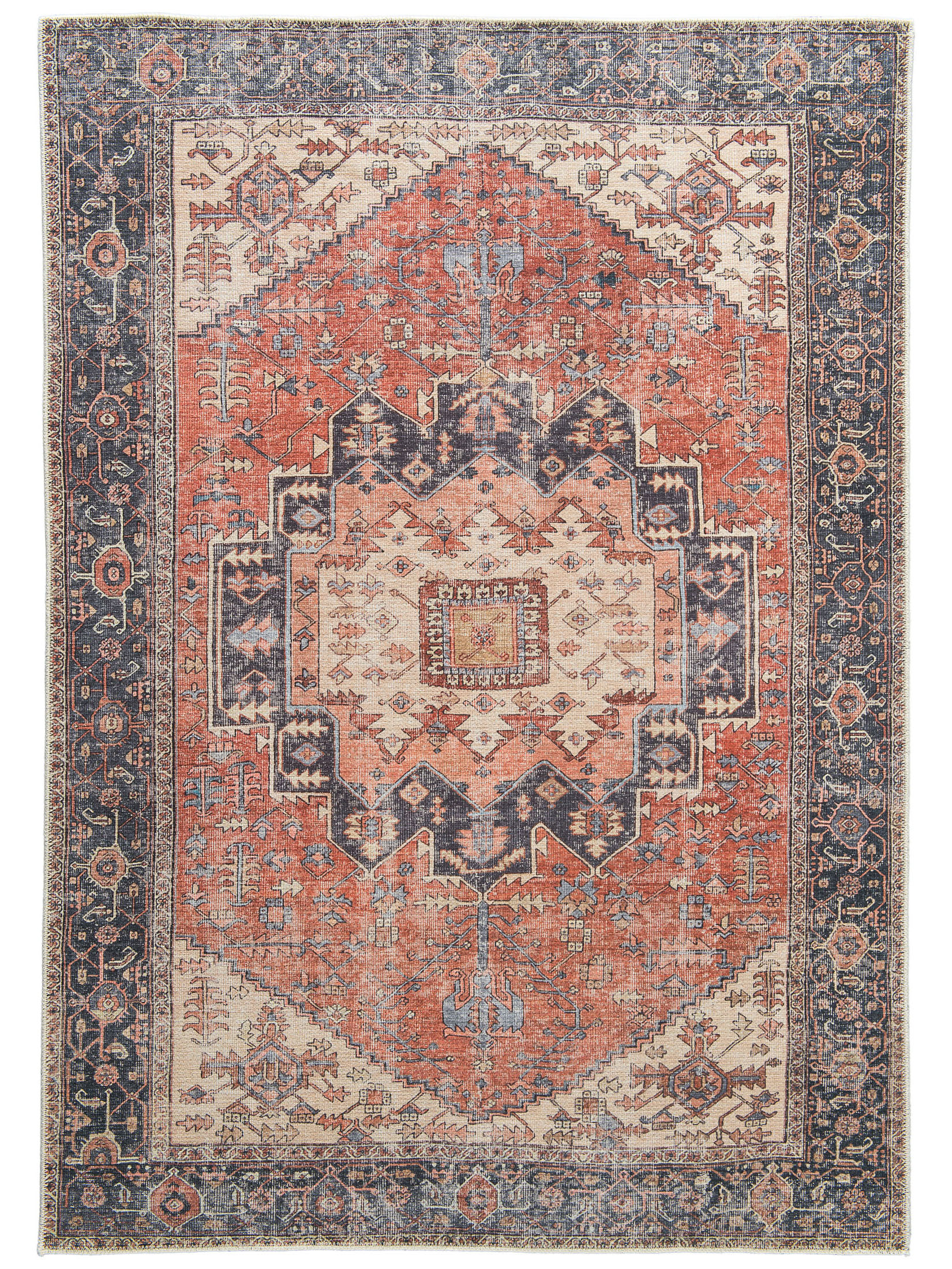Kalail Vintage-Teppich, Rot