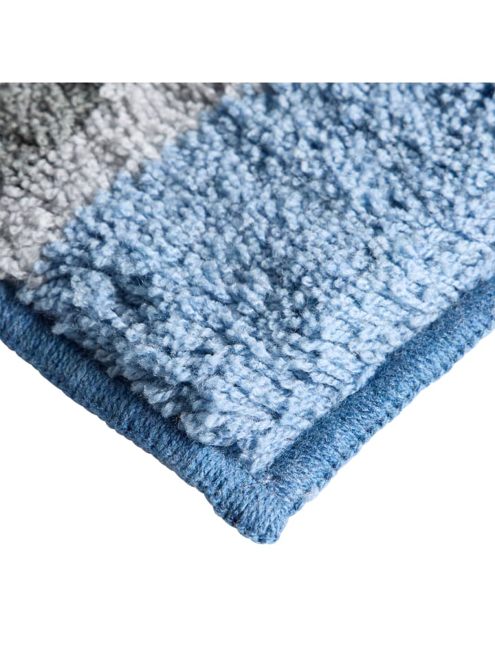 Sansibar Badteppich Cliff in Blau günstig kaufen