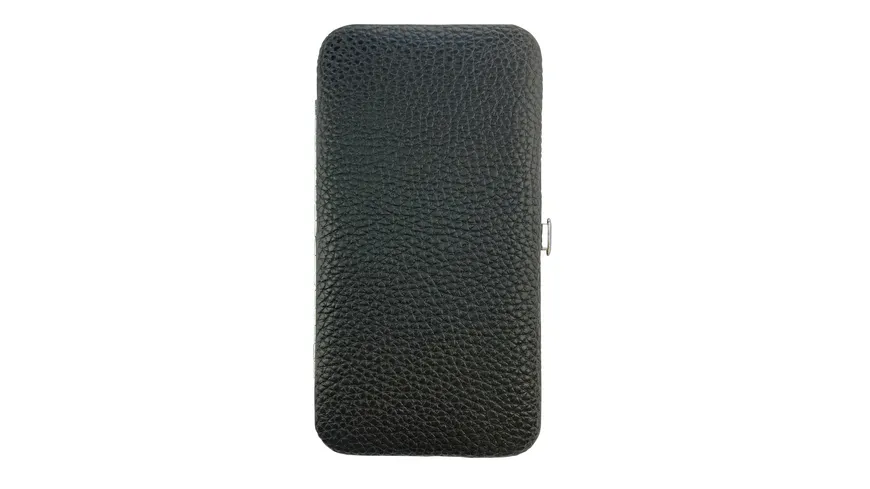 Rahmenmaniküre Etui, 6-teilig, Schwarz Schwarz