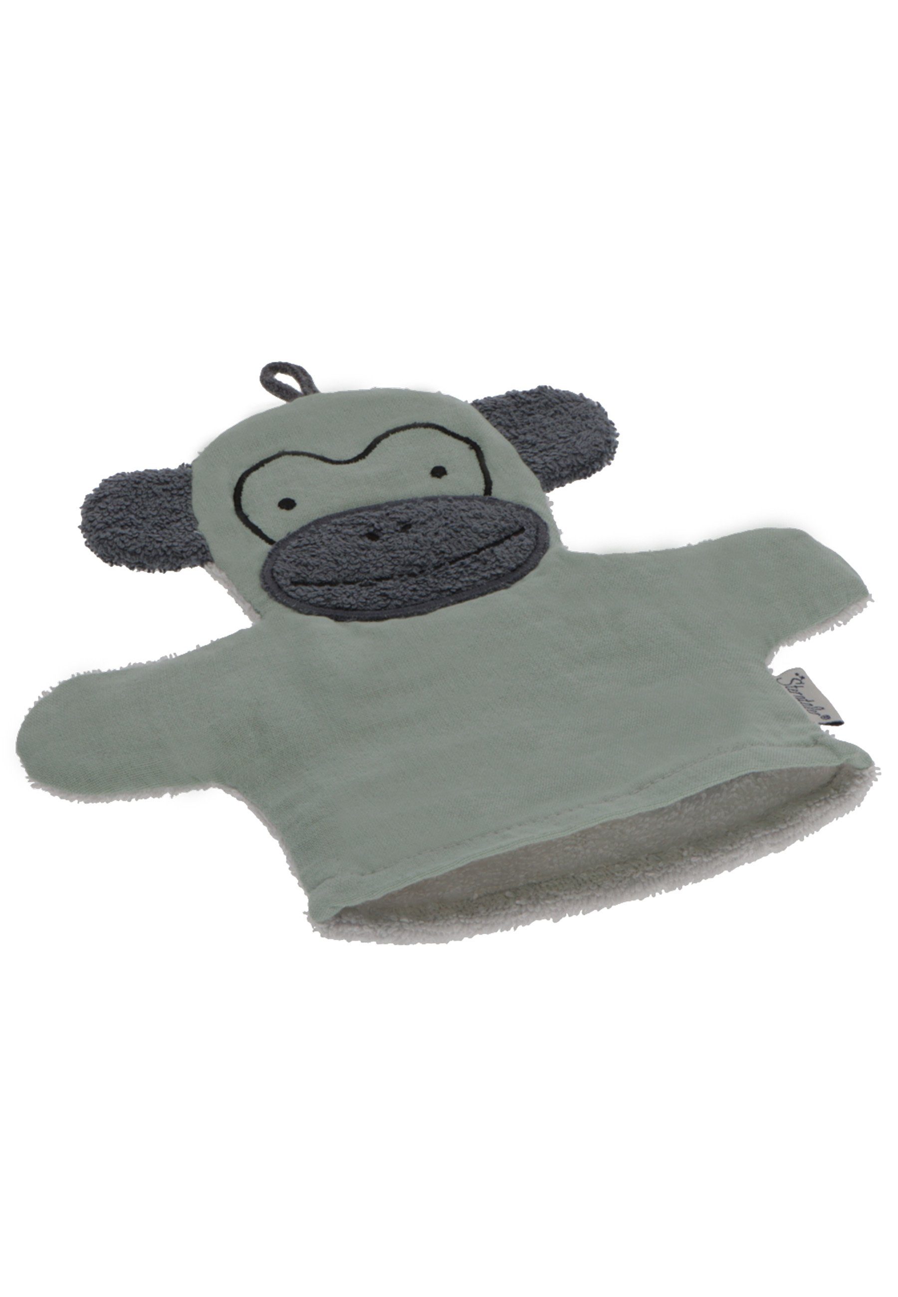 Sterntaler® Waschhandschuh Waschhandschuh Albert (Affe Albert, 1-tlg)