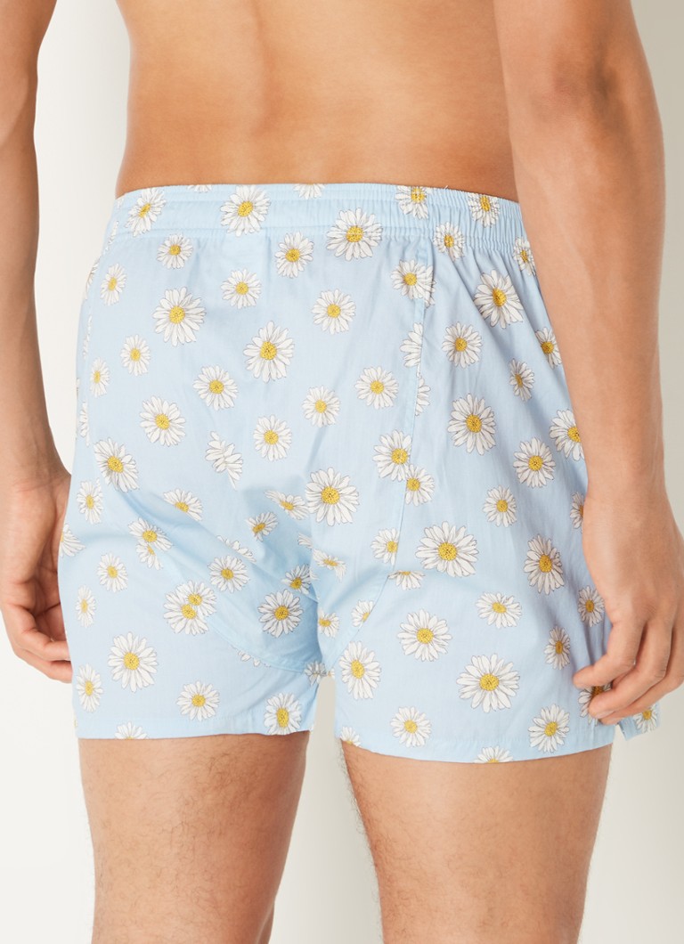 Pantaloni scurți boxer Pockies din bumbac organic cu imprimeu floral