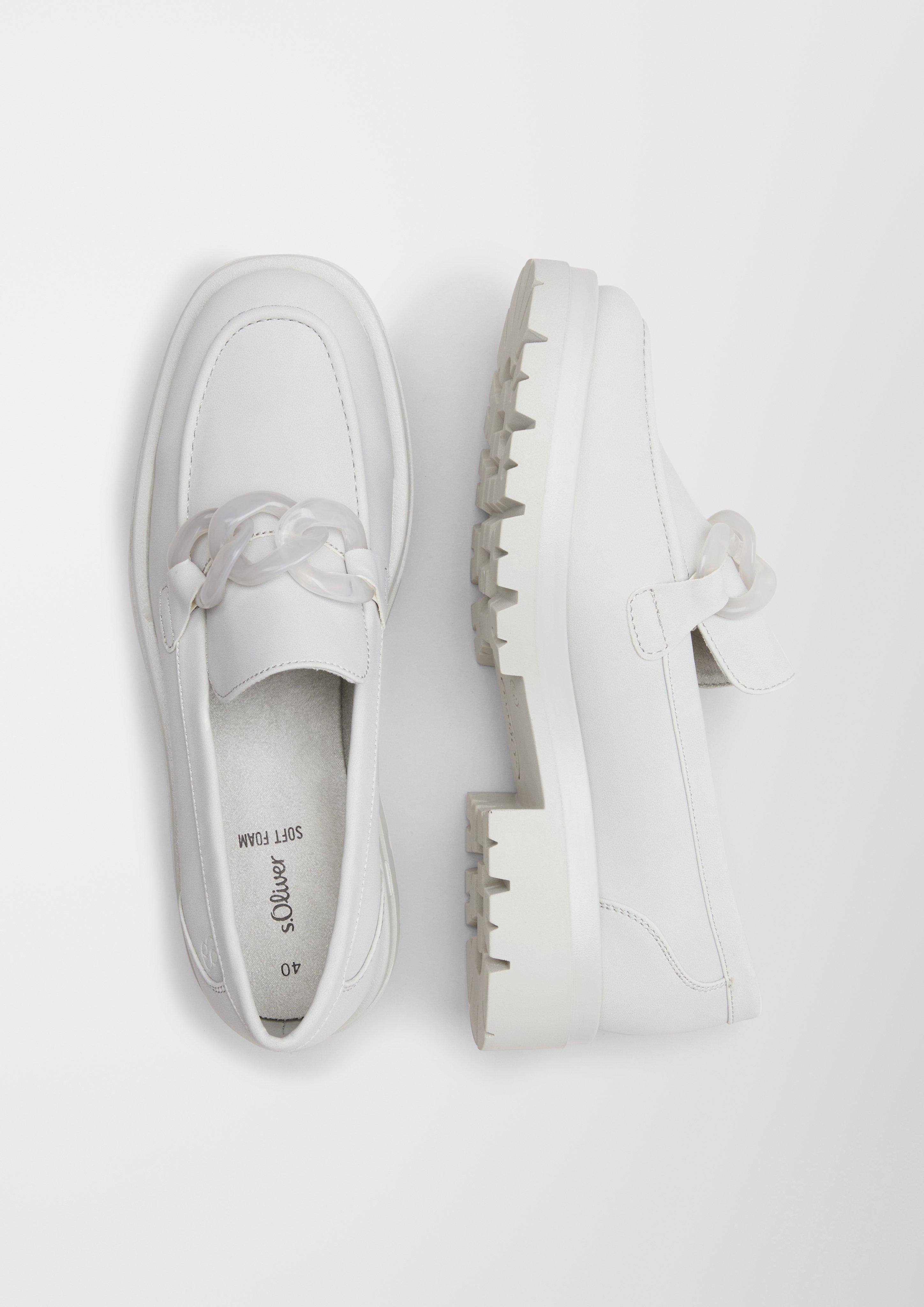 Loafer mit Ketten-Detail  6007329-210
