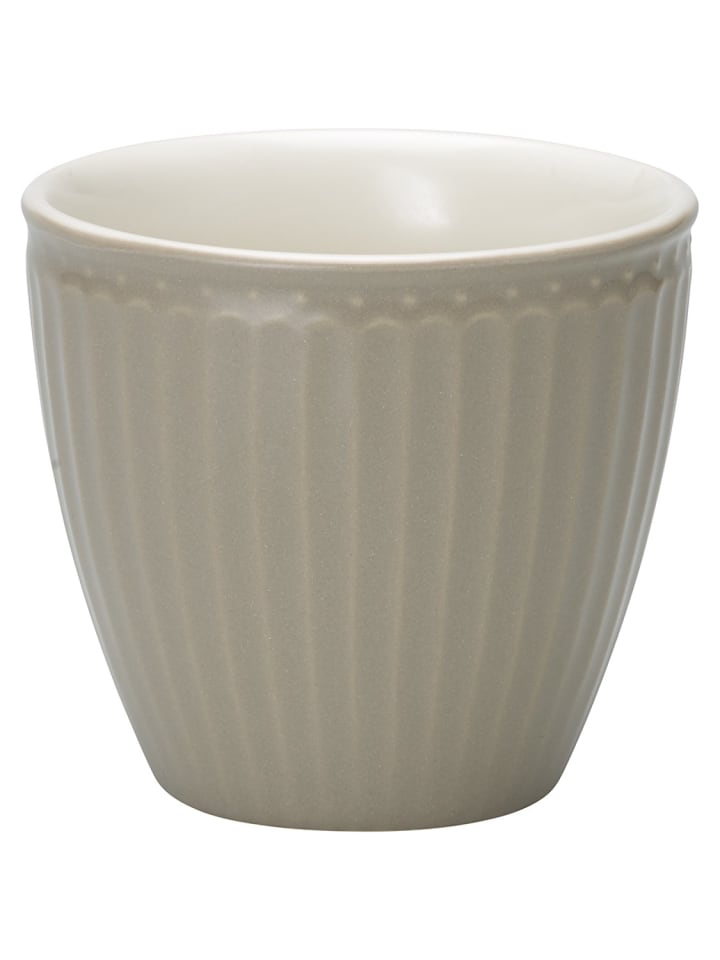 Greengate Latte Cup Becher ALICE WARM GREY Grau günstig kaufen onesize
