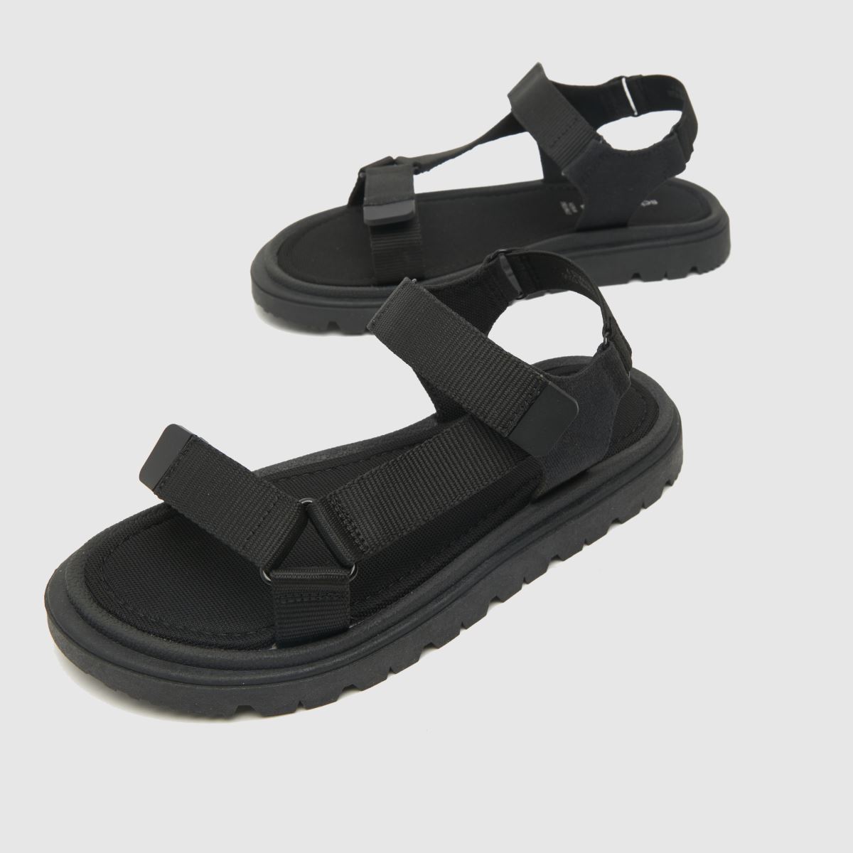 schuh svarta tribe pojkar ungdomssandaler