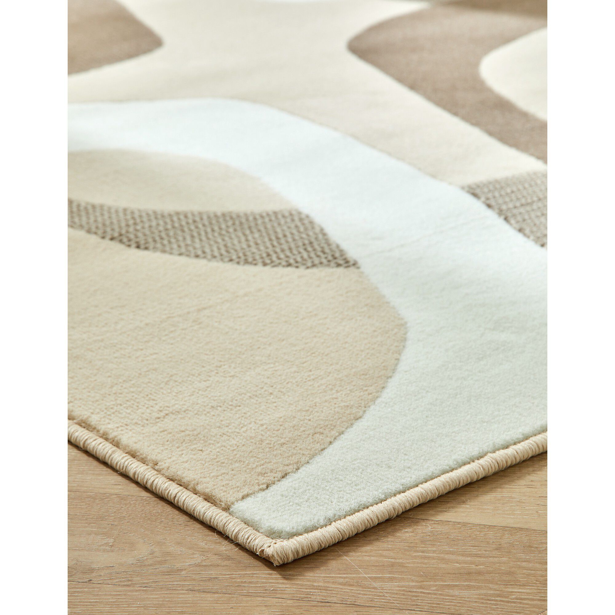 Tapis rectangulaire motif rétro