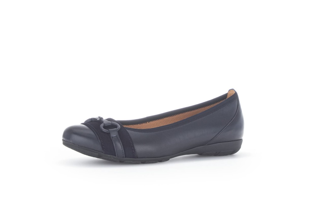 GABOR Ballerinas blau Gabor Fashion Sportlicher Ballerina 24.1