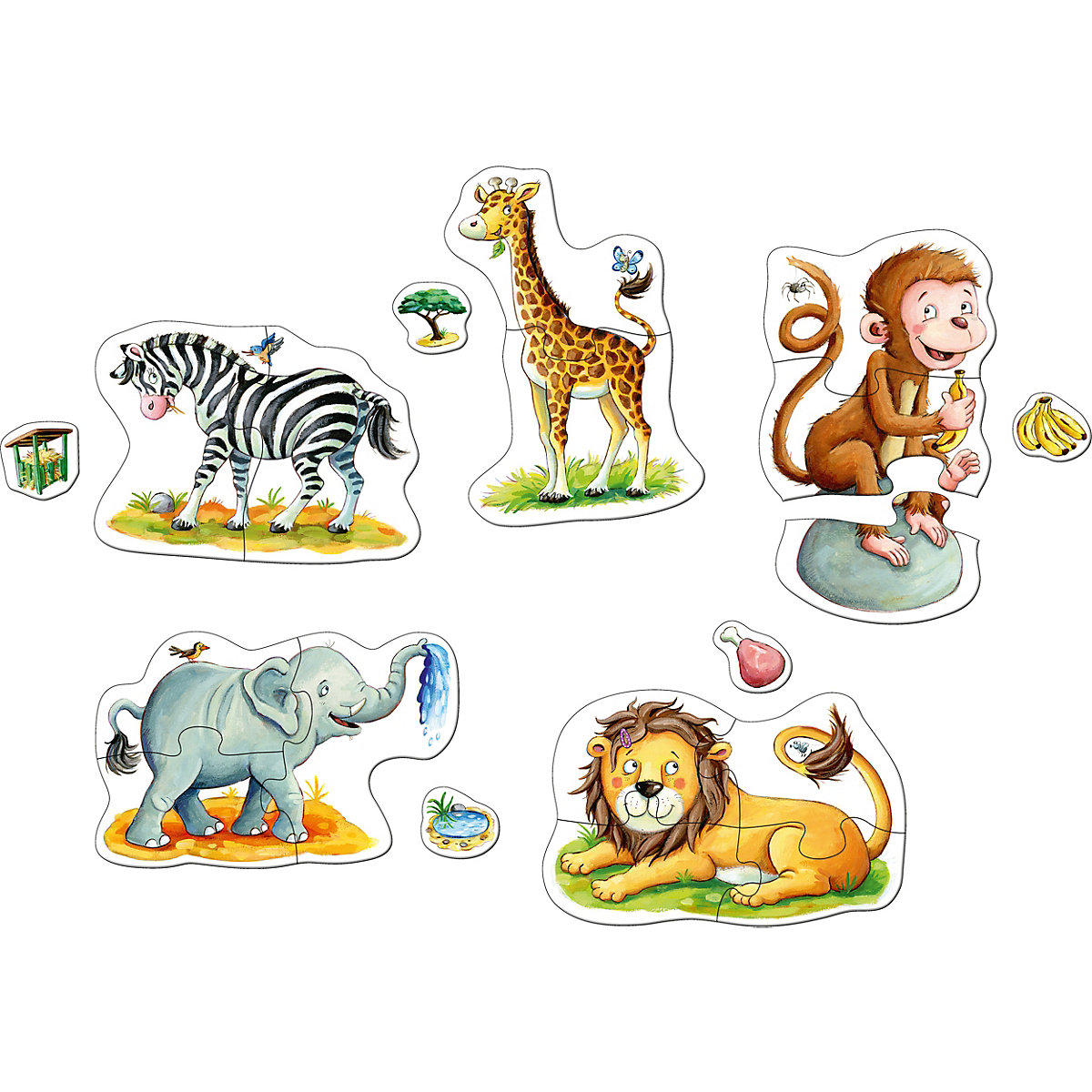 HABA 303703 Meine ersten Puzzles - Zootiere