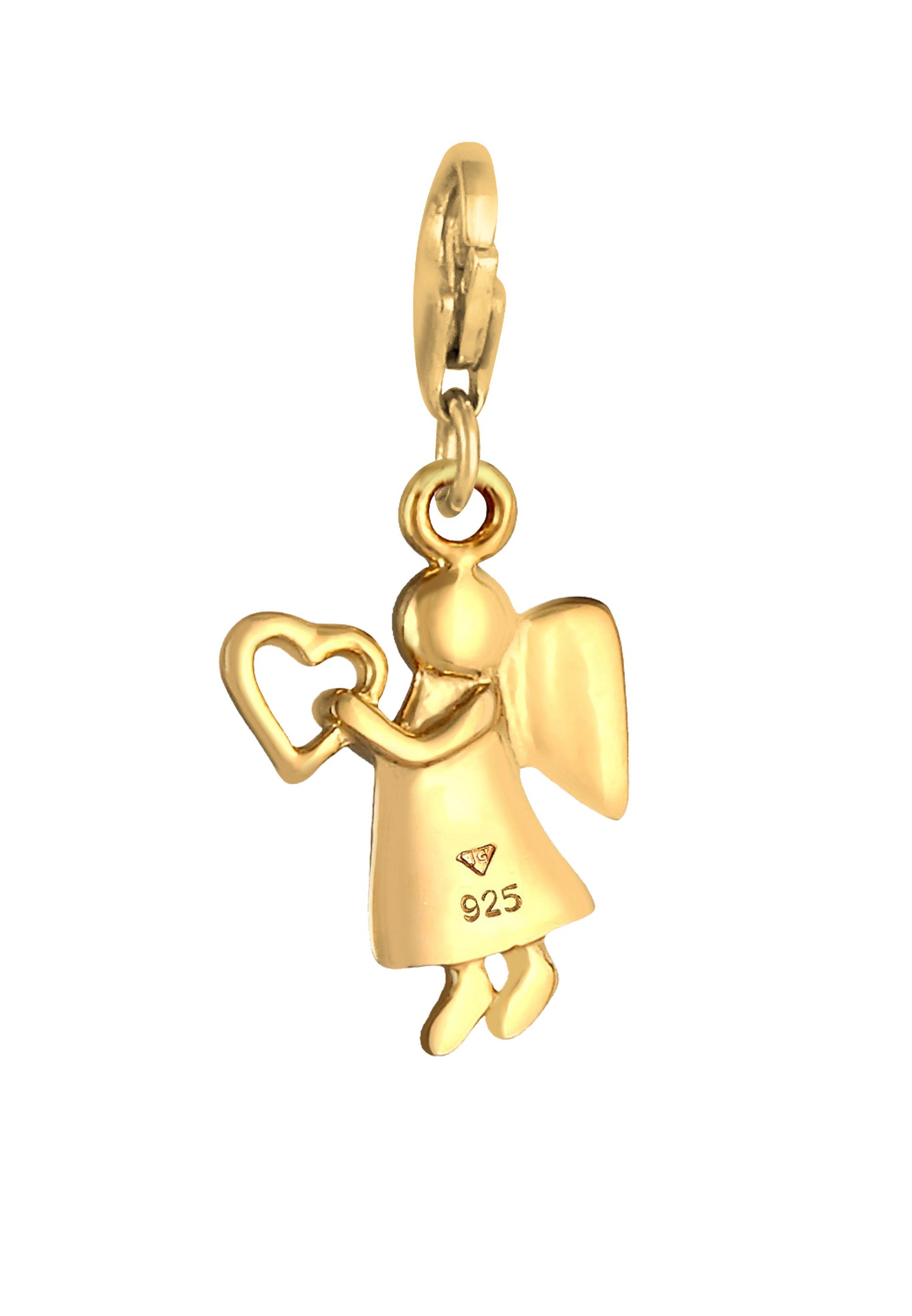 Ženski obesek Elli Angel varuh Srce Nebo iz 925 sterling srebra