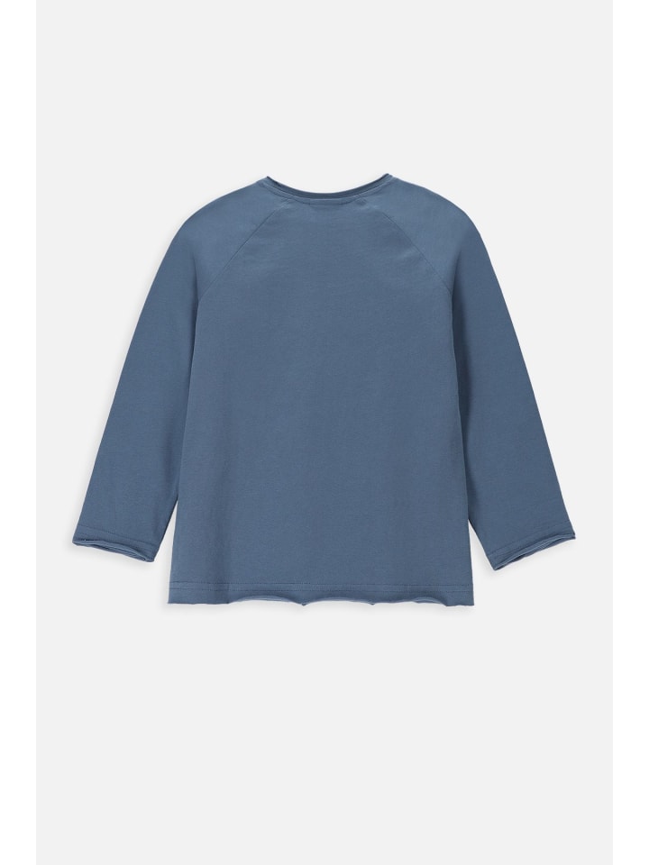 Coccodrillo T-shirt mit langen Ärmeln in blau günstig kaufen