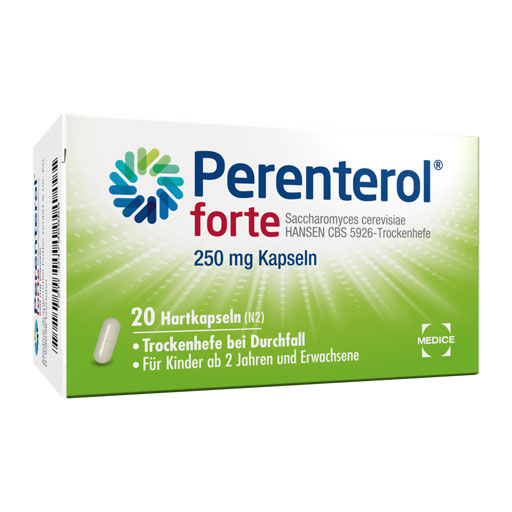PERENTEROL forte 250 mg Kapseln  20 St  Hartkapseln