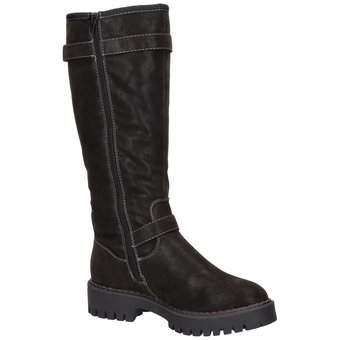 s.Oliver Langschaftstiefel in schwarz