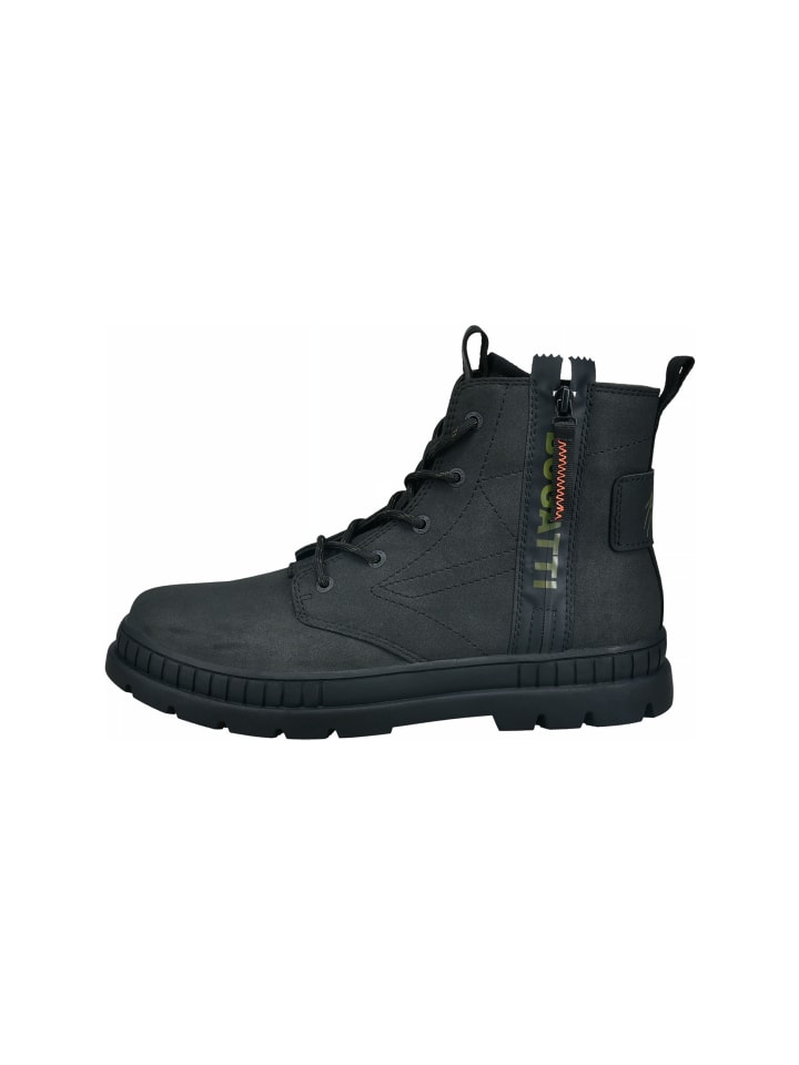 Bugatti Schnürstiefel in schwarz günstig kaufen