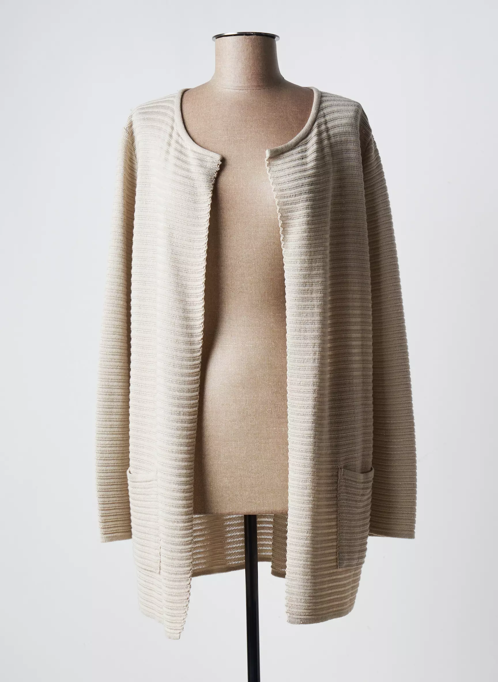 Faber Cardigans Femme couleur beige