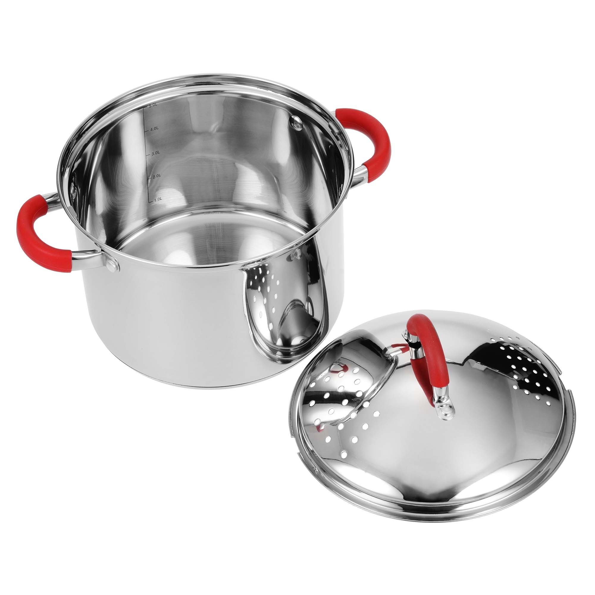 GRÄWE Kochtopf GRÄWE Nudeltopf Edelstahl 22 cm