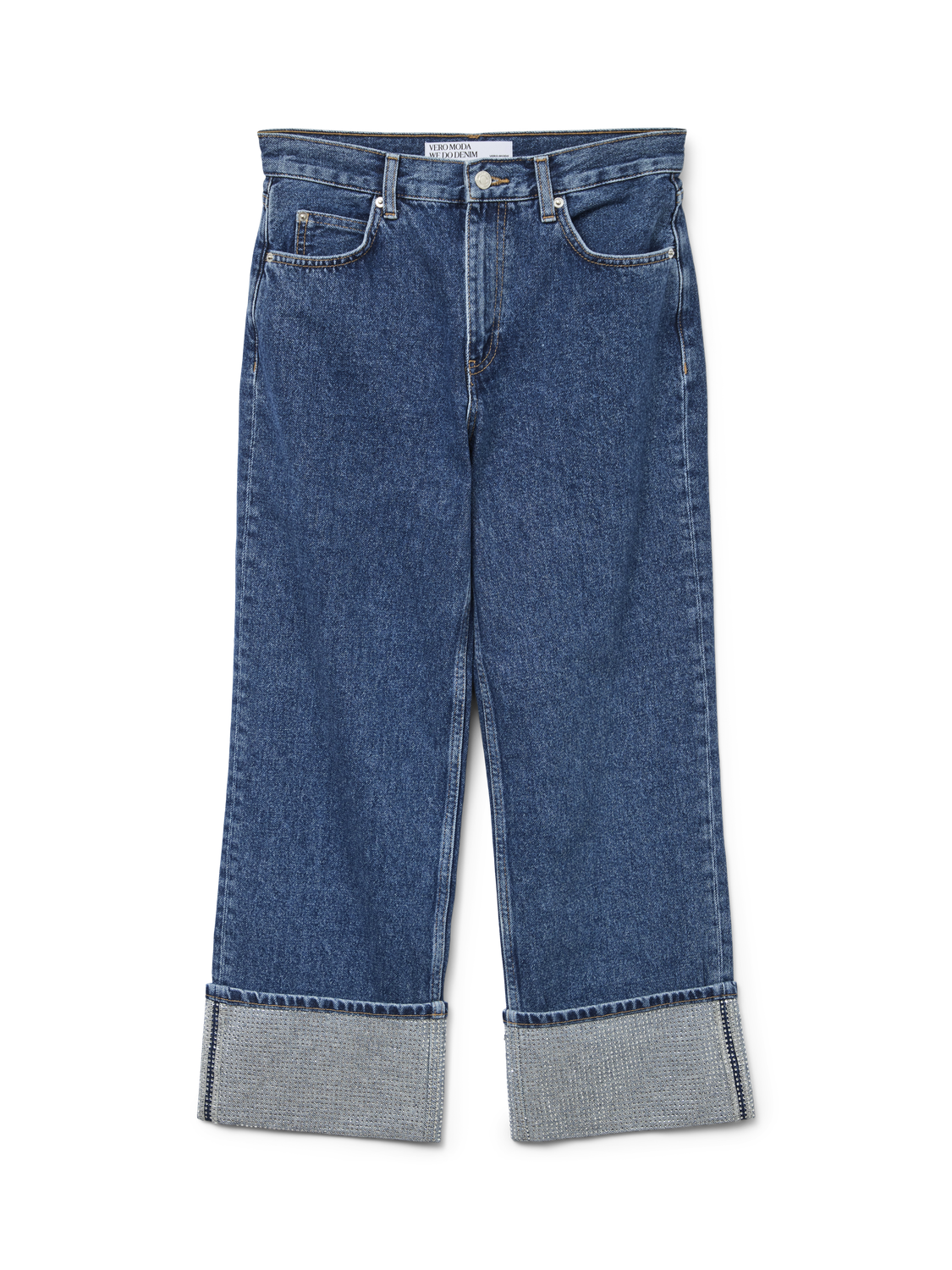 VMCHLOE Hohe Taille Weiter Beinschnitt Jeans