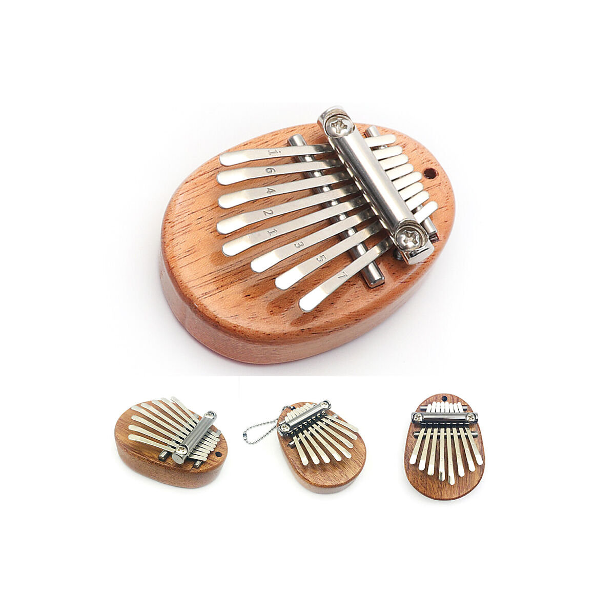 Mini Daumenklavier Kalimba Musikinstrument 8-stimmiges Mini-Daumenklavier