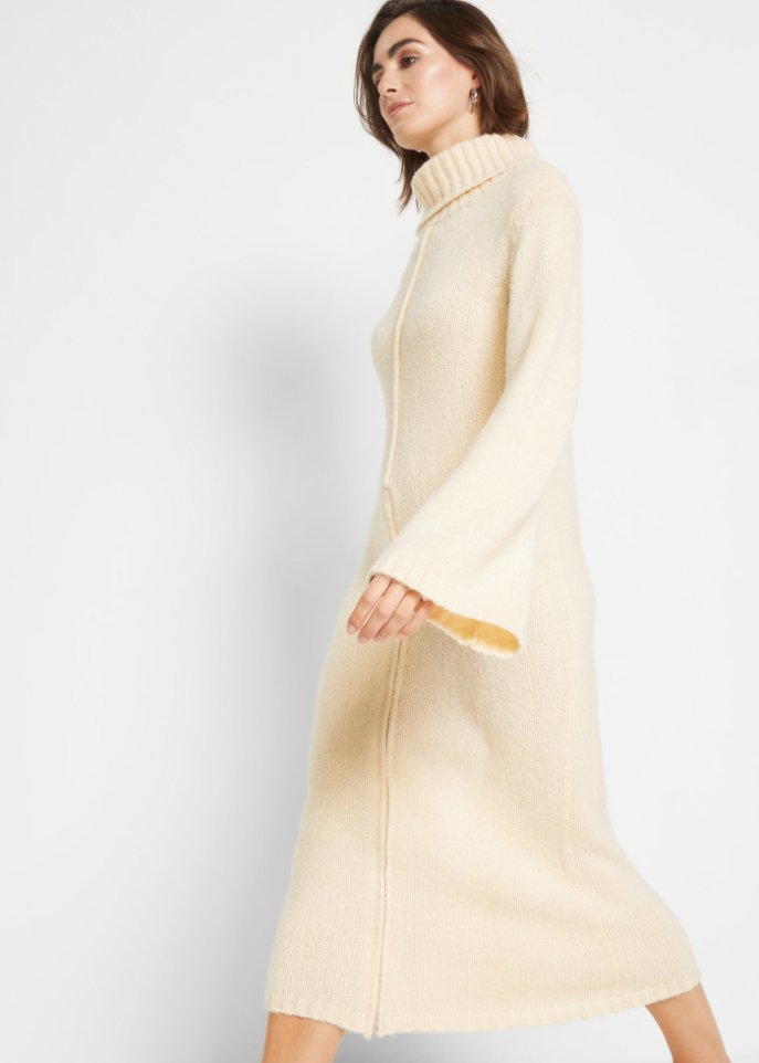 Long-Pullover mit Tragevariante