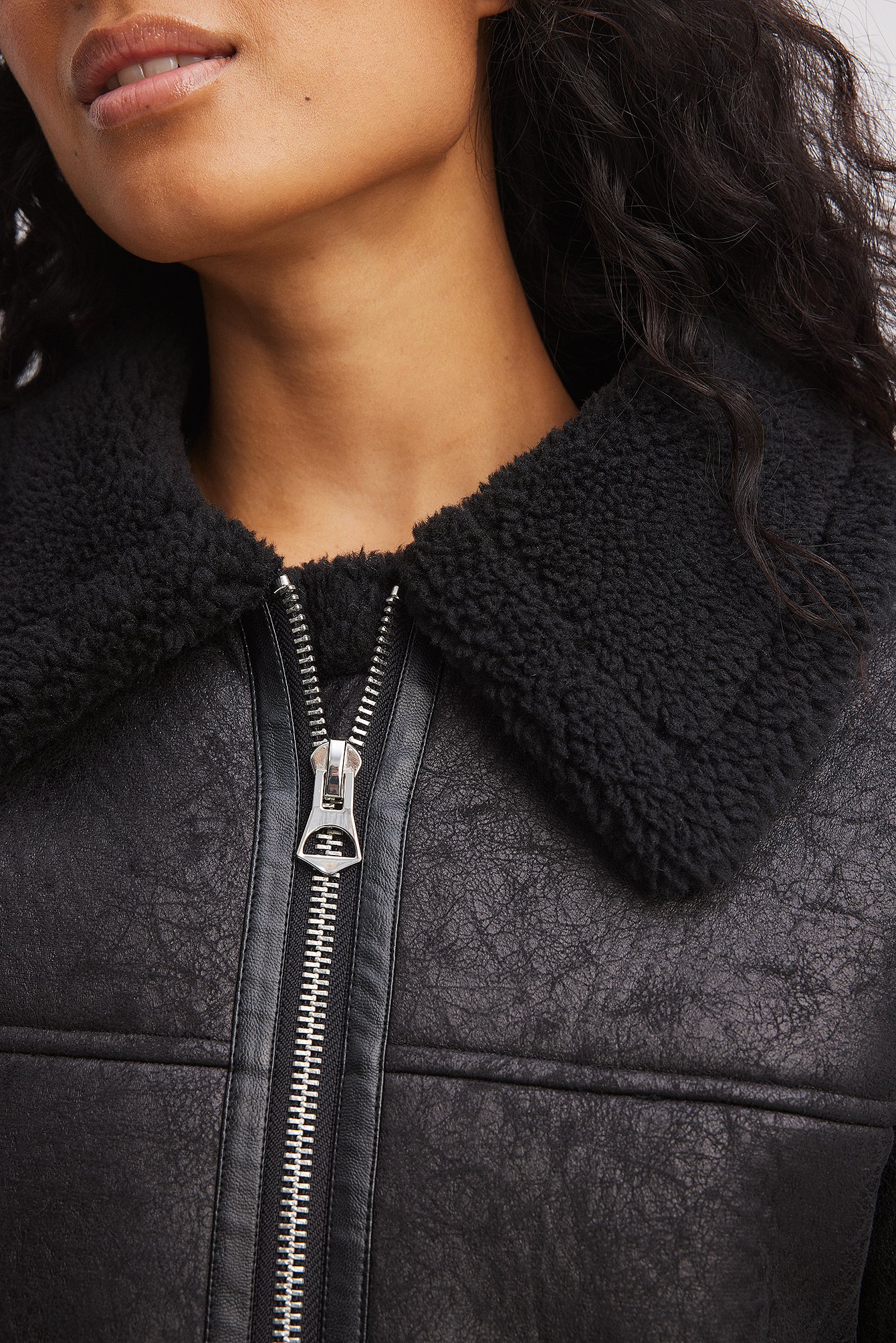 Bonded Jacke im Vintage-Look