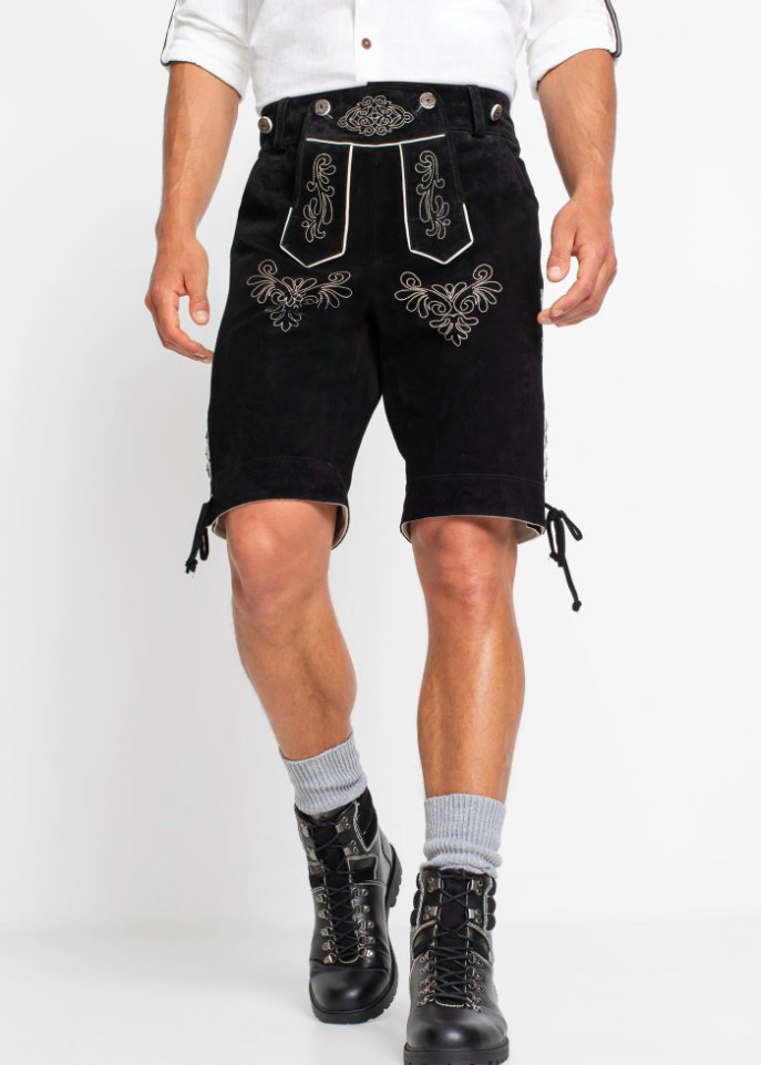 Kurze Trachtenlederhose, Regular Fit