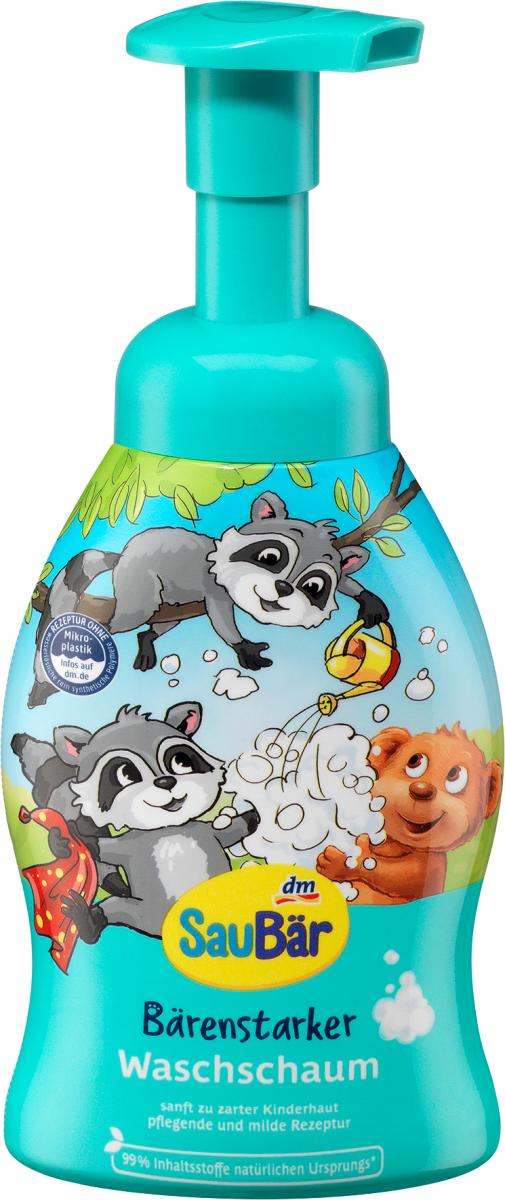Kinder Waschschaum bärenstark, 250 ml