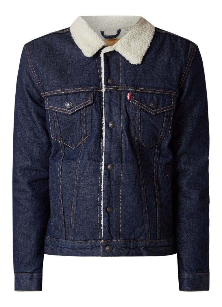 Τζιν μπουφάν Levi's Type 3 Sherpa Trucker με βελούδινο γιακά