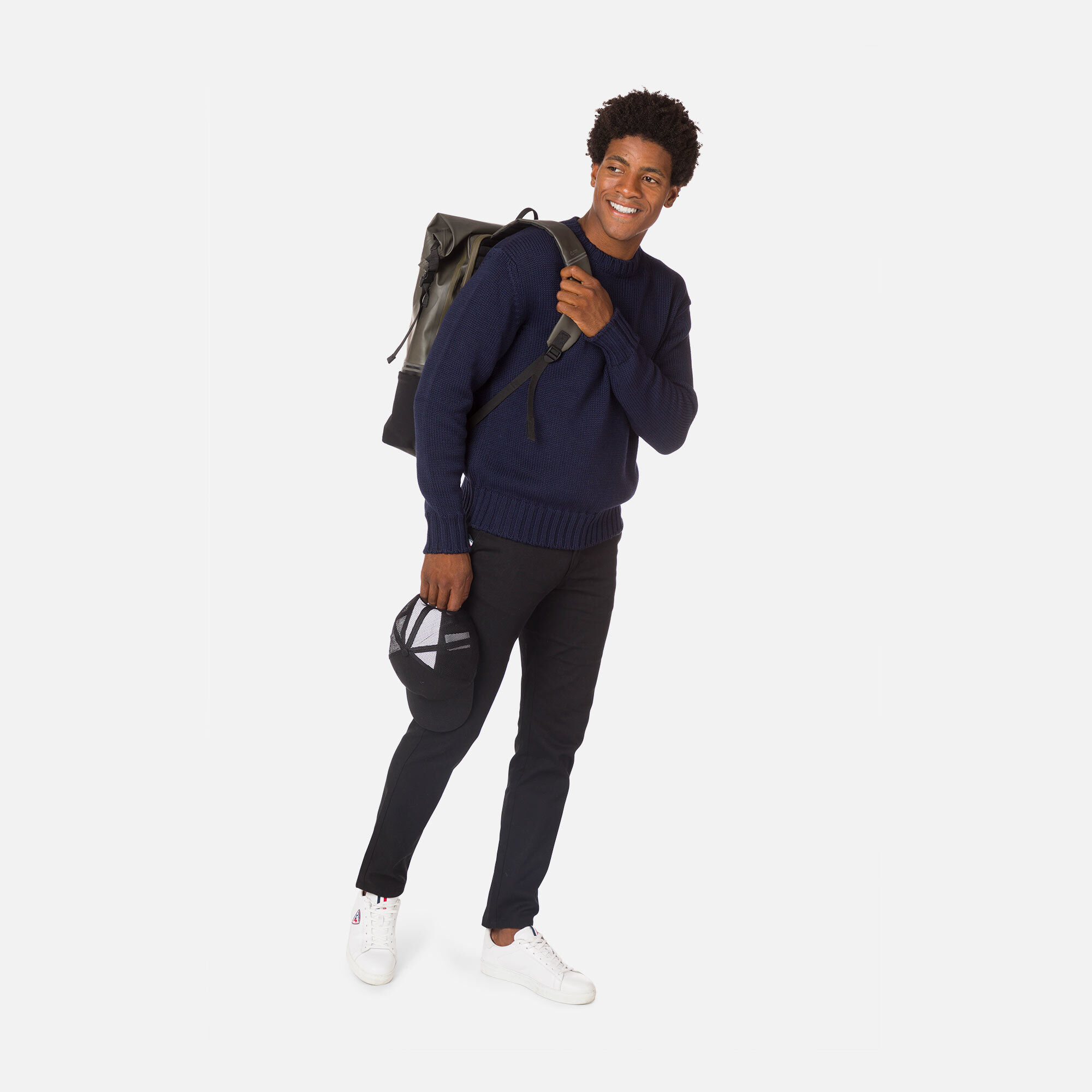 Pull Over en maille à col rond Homme