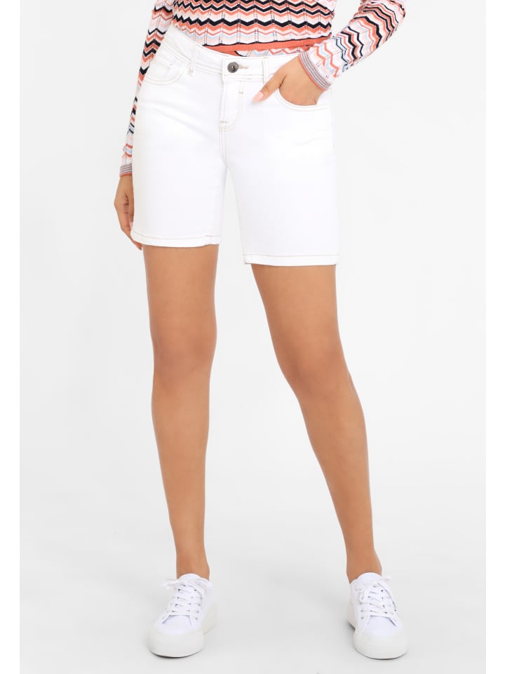 s.Oliver Shorts in offwhite günstig kaufen
