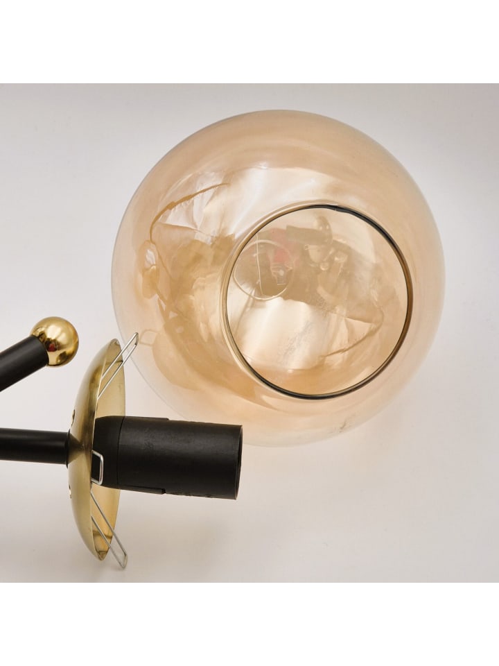 Licht-Erlebnisse Deckenlampe in Gold Schwarz günstig kaufen onesize