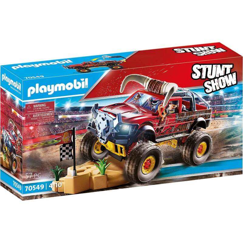 70549 4x4 de cascade Taureau Playmobil Stuntshow